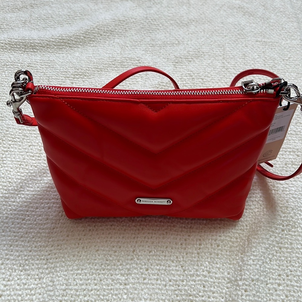 🆕with tags: Rebecca Minkoff Edie Xbody with Chain